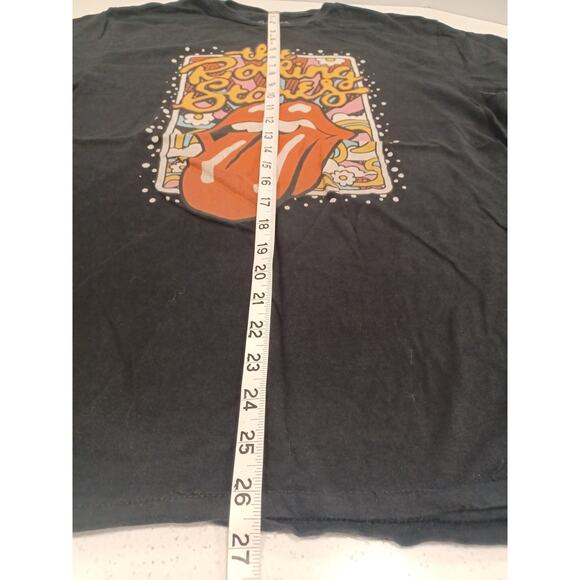 The Rolling Stones Black T-Shirt Women's Size Large - Picture 4 of 5